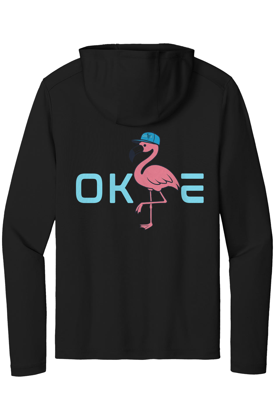 Posi UV Pro Hoodie - Flamingo Back