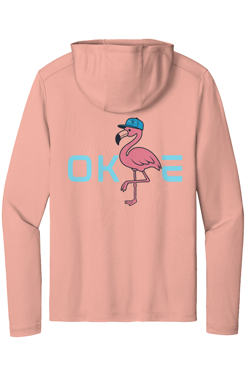 Posi UV Pro Hoodie - Flamingo Back