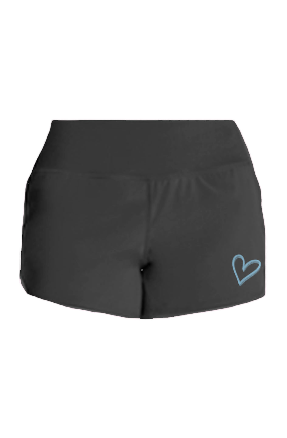 Ladies Repeat Short - Blue Heart