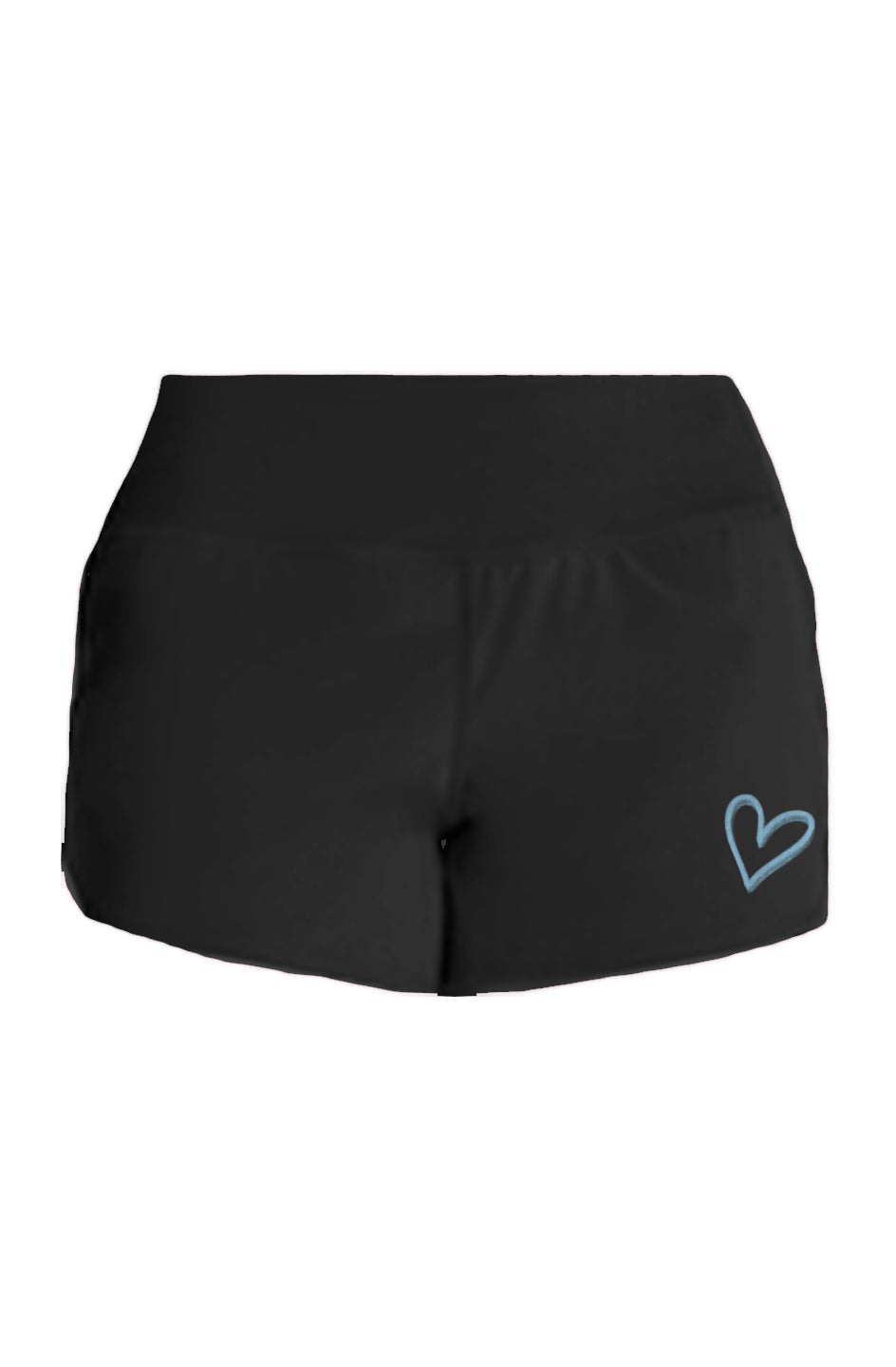 Ladies Repeat Short - Blue Heart
