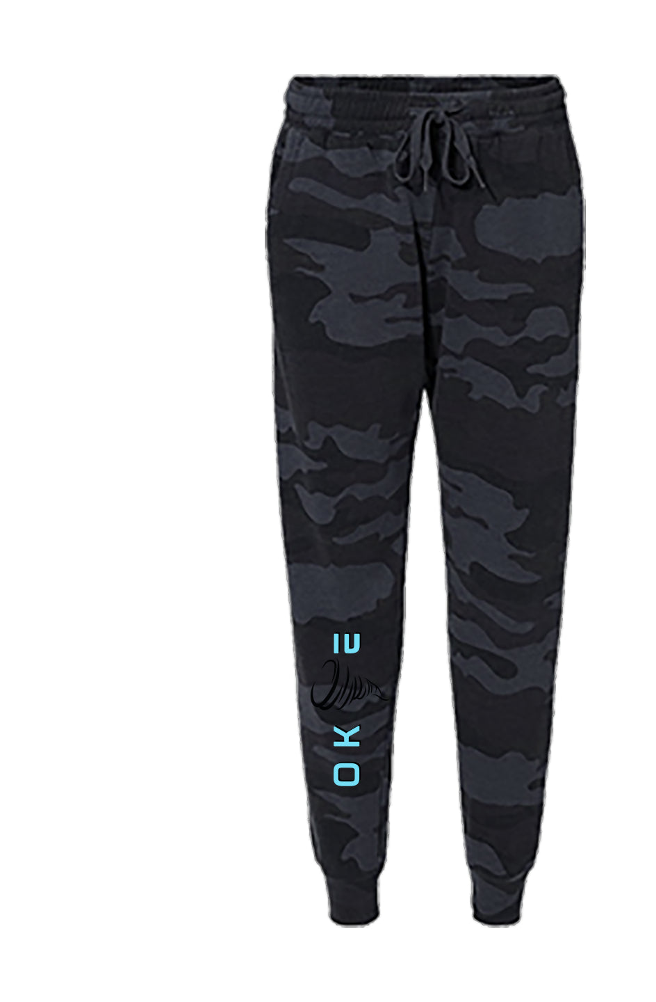 Womens Camo Wash Sweatpants - Okie Logo Leg