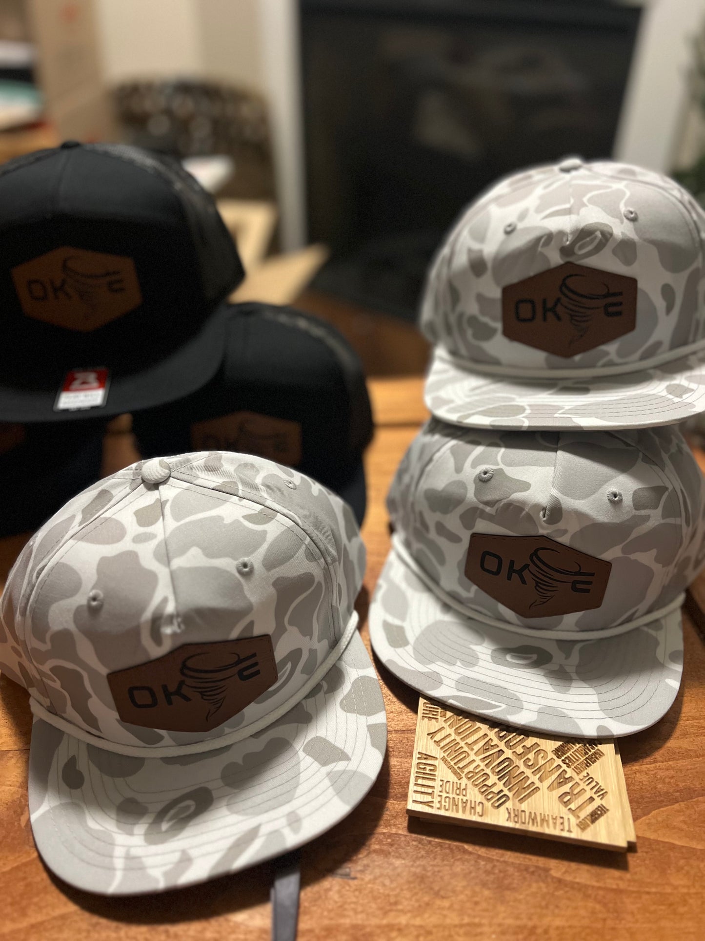 Okie Leather Patch Hat
